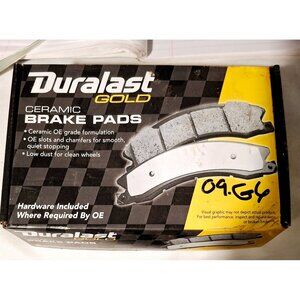Duralast Gold DG1160 Ceramic Brake Pads With Hardware